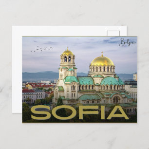 Alexander Nevsky Sofia , bulgaria vintage gifts Postcard