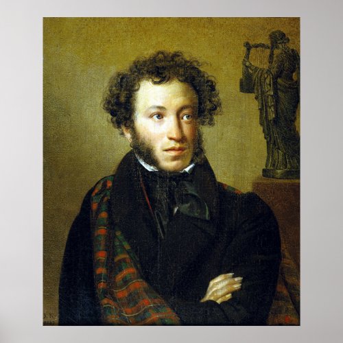 Alexander Pushkin Portrait Poster