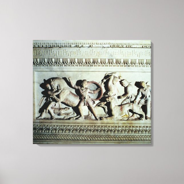 Alexander Sarcophagus Canvas Print (Front)