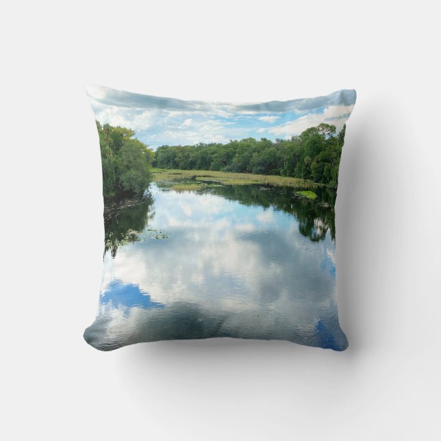 Alexander Spring Creek Throw Pillow (Front)