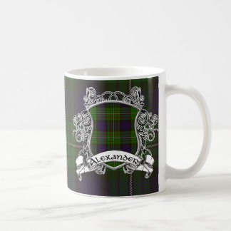 Alexander Tartan Shield Coffee Mug