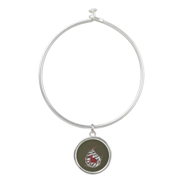 Alexander the Cardinal Bangle Bracelet (Front)