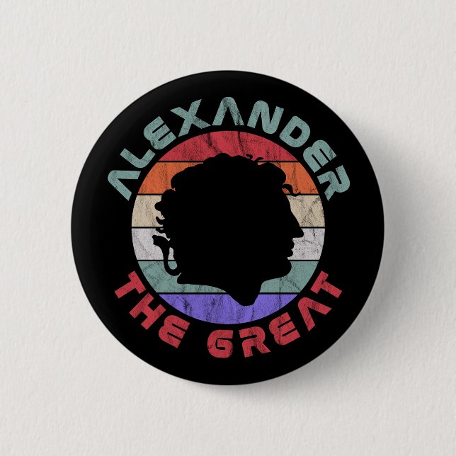 Alexander The Great Button (Front)