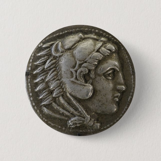 Alexander the Great Coin Button (Front)