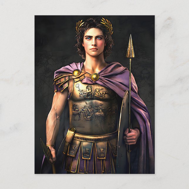 “Alexander the Great” - Conqueror of Empires Postcard (Front)