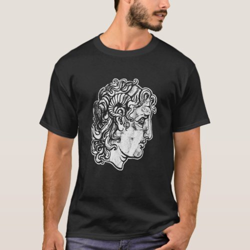 Alexander The Great Head Ancient Greece History T_Shirt