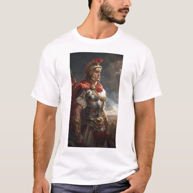 Alexander the Great in Battle T-Shirt (Front)