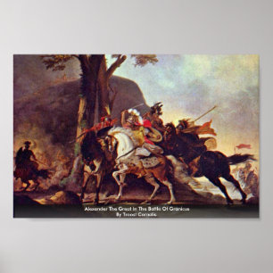 Alexander The Great In The Battle Of Granicus Poster