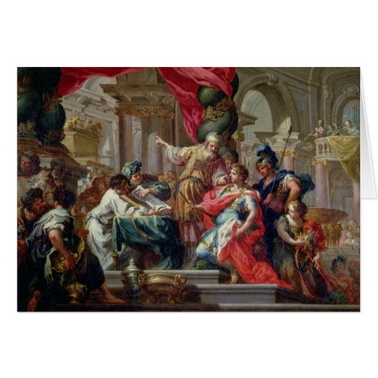 Alexander the Great in the Temple of Jerusalem Cards (Front Horizontal)