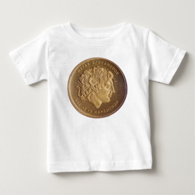 Alexander the Great, king of Macedonians Baby T-Shirt (Front)