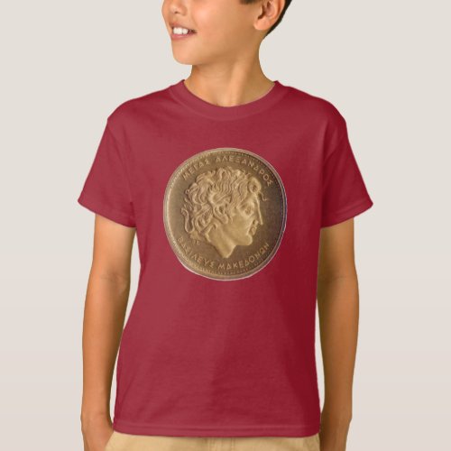 Alexander the Great king of Macedonians T_Shirt