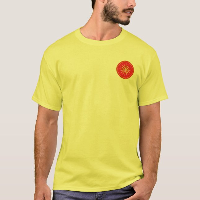 Alexander the Great Macedonian Red & Gold Shirt (Front)