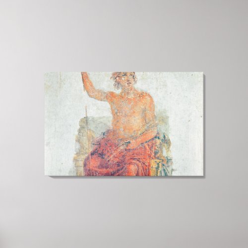 Alexander the Great possibly as Zeus Canvas Print