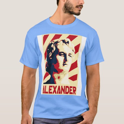 Alexander The Great Retro Propaganda 1 T_Shirt
