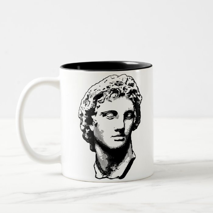 Alexander the Great statue Mug