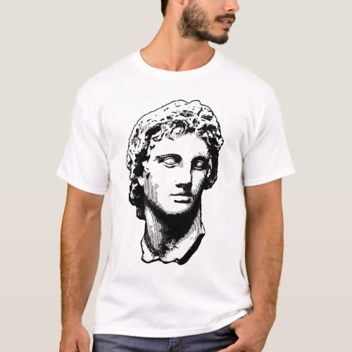 Alexander the Great statue T_Shirt