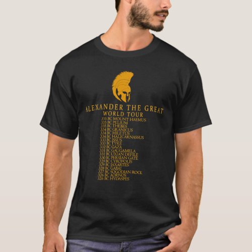 Alexander The Great The Tour T_Shirt