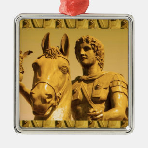 ALEXANDER the Great : Vintage Alexanderia Metal Ornament