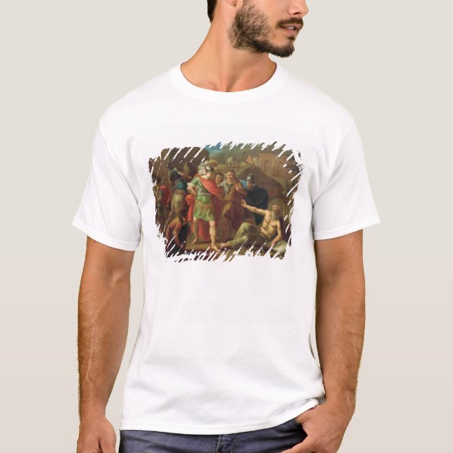 Alexander the Great visits Diogenes at Corinth T-Shirt (Front)