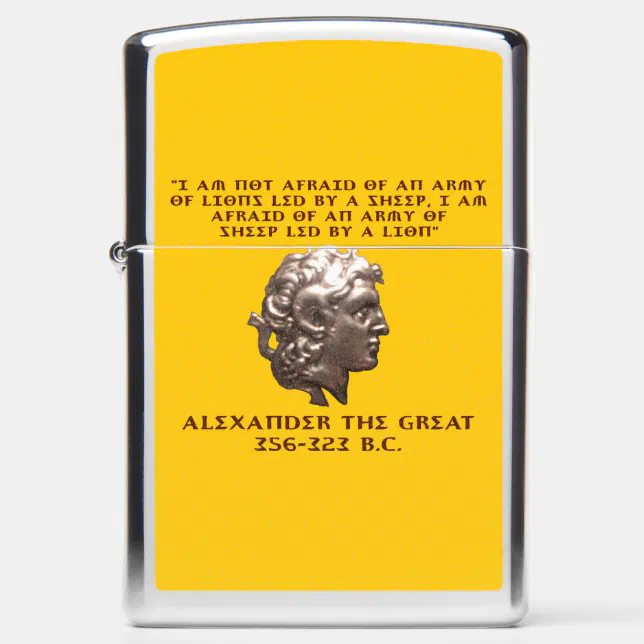Alexander the Great Zippo Lighter | Zazzle