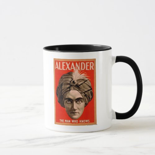 Alexander the Man who Knows Magic Poster Mug