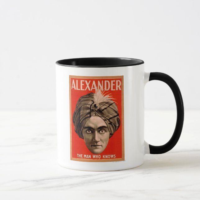 Alexander the Man who Knows Magic Poster Mug (Right)