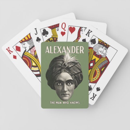 Alexander _ The Man Who Knows _ Playing Cards