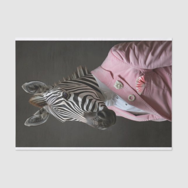 Alexander the Zebra Tissue Paper (Front)