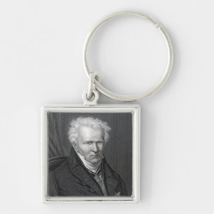 Alexander von Humboldt, engraved by C. Cook Keychain