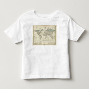 Alexander von Humboldt's system isothermal curves Toddler T-shirt