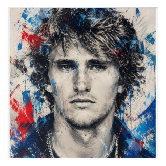 Alexander Zverev Tennis Player Acrylic Print