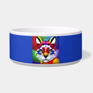 Alexander's Cat blue large pet bowl