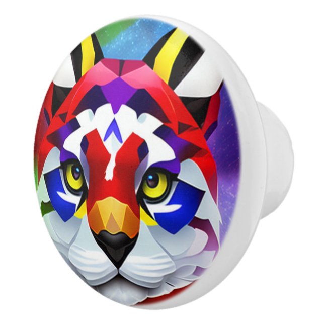 Alexander's Cat ceramic knob (Right)