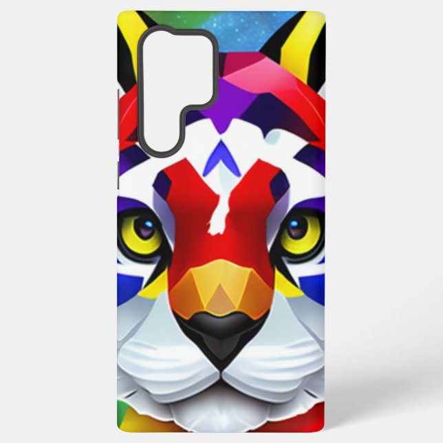 Alexander's Cat closeup Samsung S22 Ult phone case (Back)