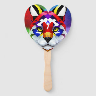 Alexander's Cat heart hand fans