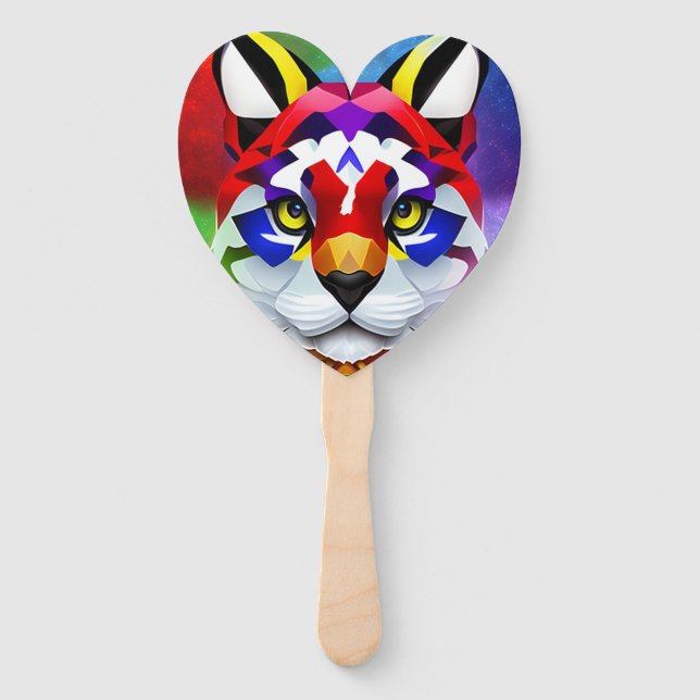 Alexander's Cat heart hand fans (Front)
