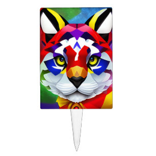 Alexander's Cat rectangle cake picks