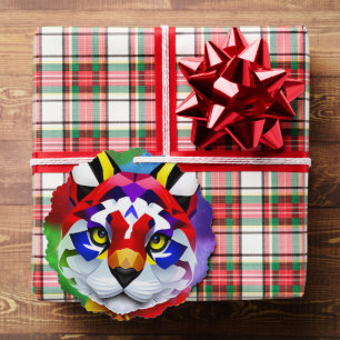 Alexander's Cat scalloped paper ornament Card