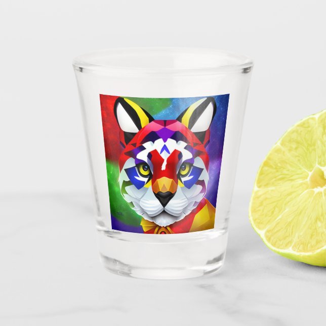 Alexander's Cat shot glass (Front)
