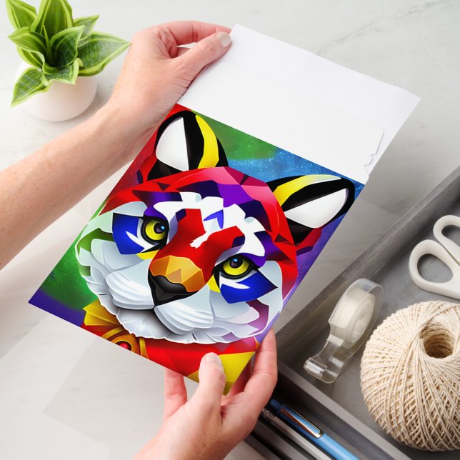 Alexander's Cat vert sm shipping envelope mailers (Desk)