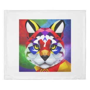 Alexander's Cat white king duvet cover