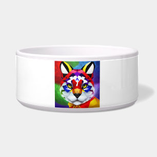 Alexander's Cat white large pet bowl