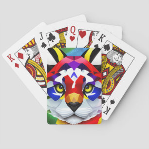 Alexander's Cat white Poker playing cards