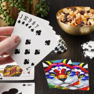 Alexander's Cat white Poker playing cards