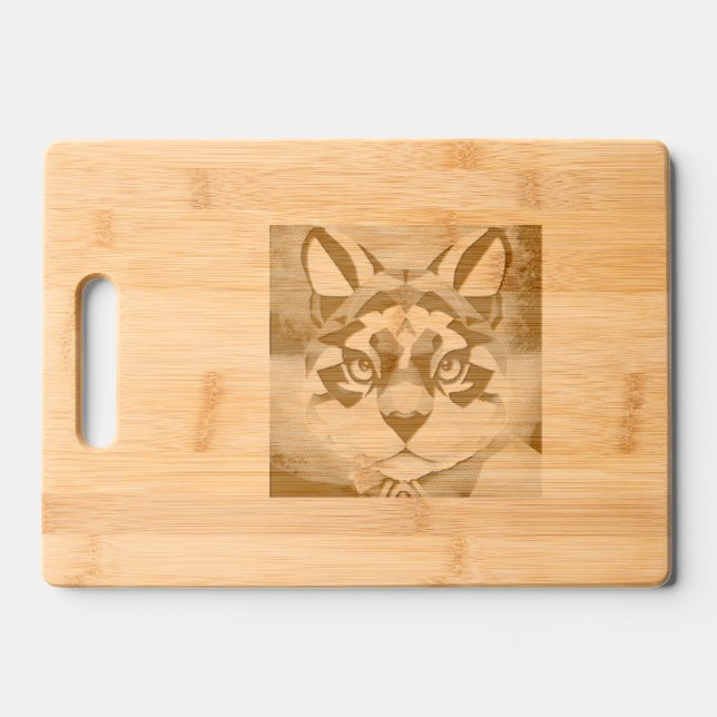 Alexander's Cat wooden cutting board (Front)