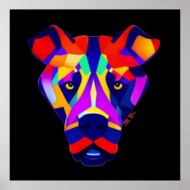 Alexander's Dog black value matte poster (Front)