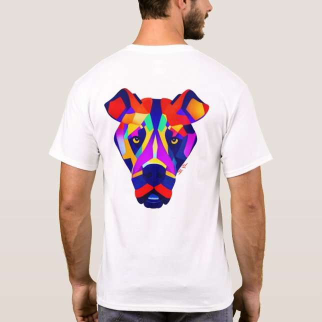 Alexander's Dog men white T-shirt back (Back)