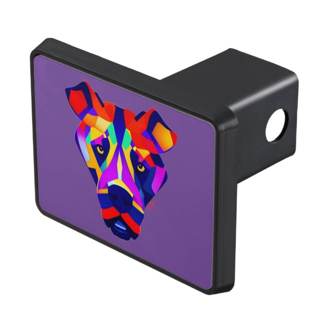 Alexander's Dog purple hitch cover receiver (Top Right)