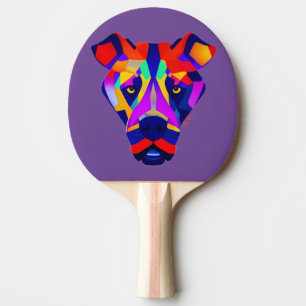 Alexander's Dog purple ping pong paddle