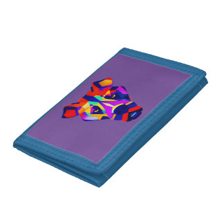 Alexander's Dog purple wallet blue trim